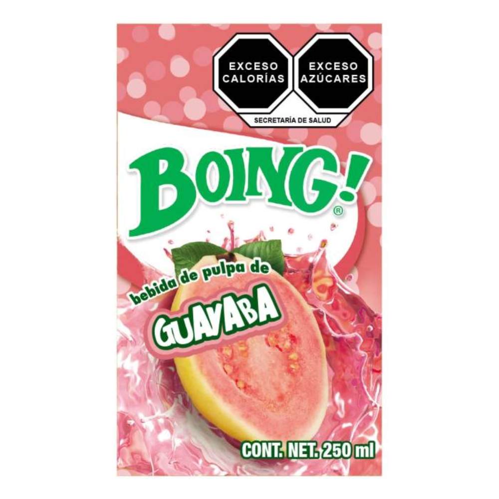 Jugo Boing Sabor Guayaba 250 Mililitros