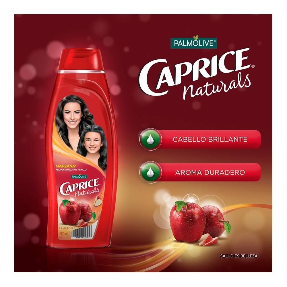 Shampoo Caprice Naturals Manzana 760 mL