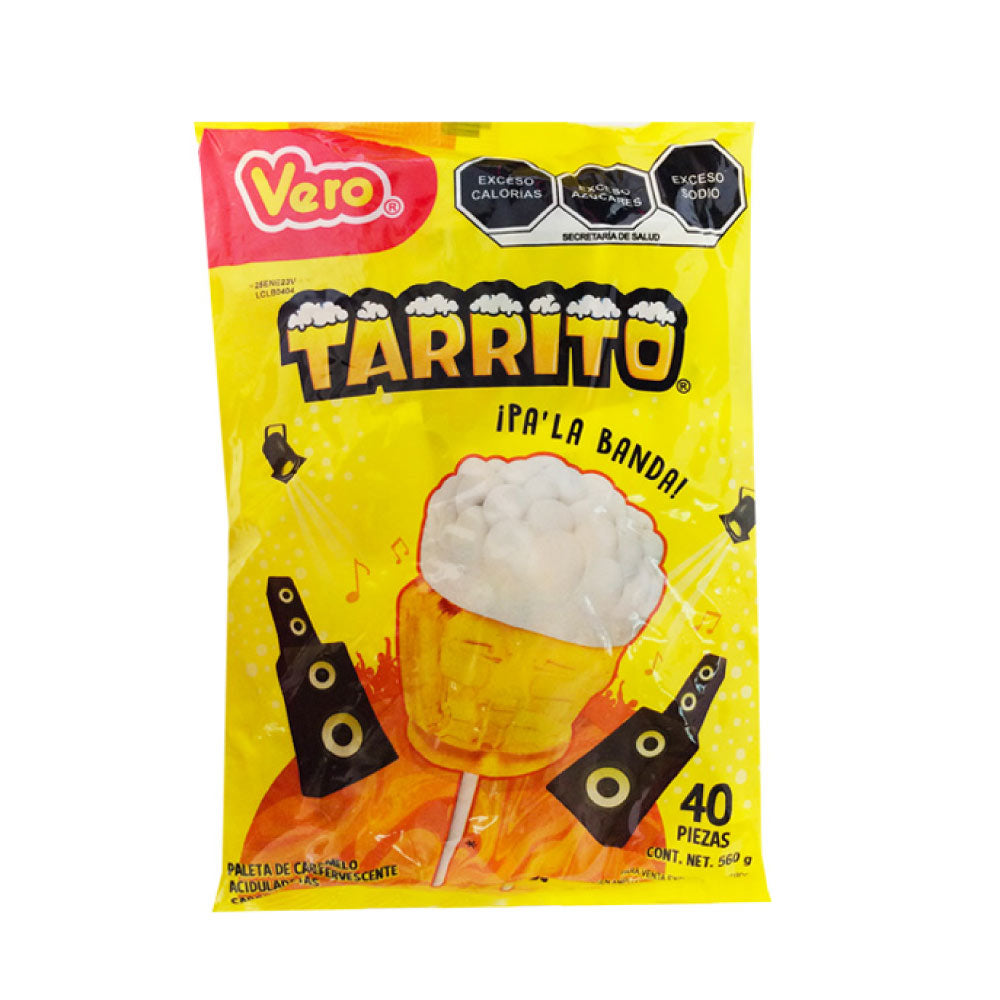 Paleta Maciza Tarrito Bolsa Con 40 Piezas