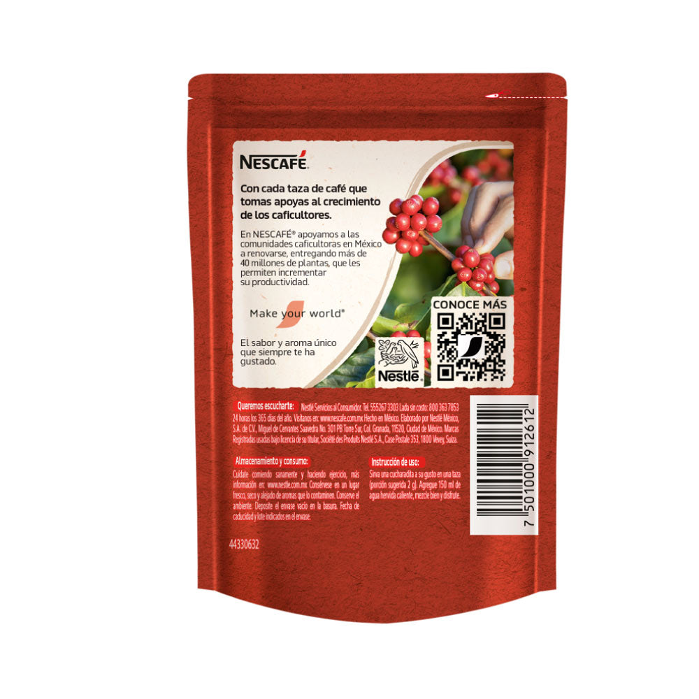 Café Soluble Nescafé Clásico Bolsa 28g