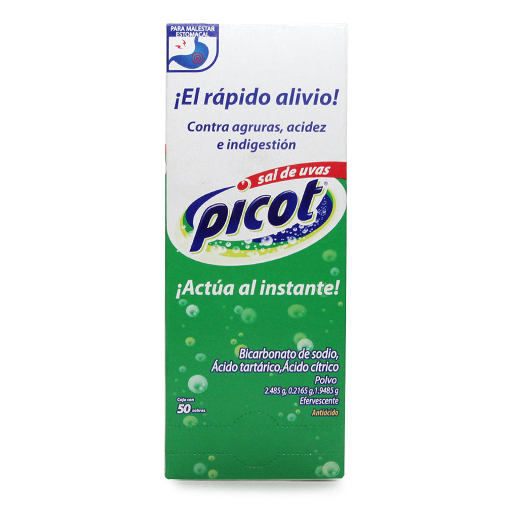 Exhibidor Sal de Uvas Picot con 50 Sobres