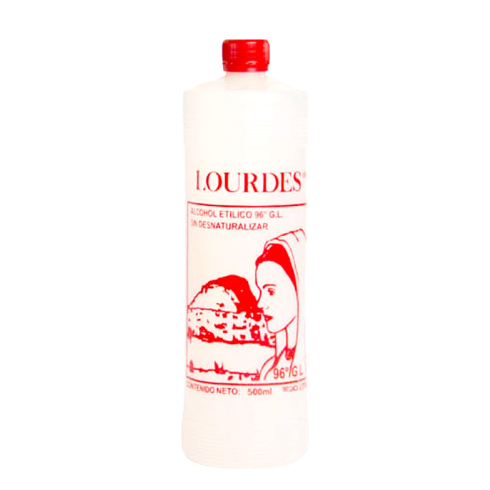 Alcohol Etilico Lourdes del Botella 500 Mililitros