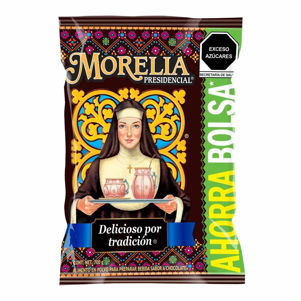 Chocolate En Polvo Morelia Presidencial Bolsa 700 Gramos