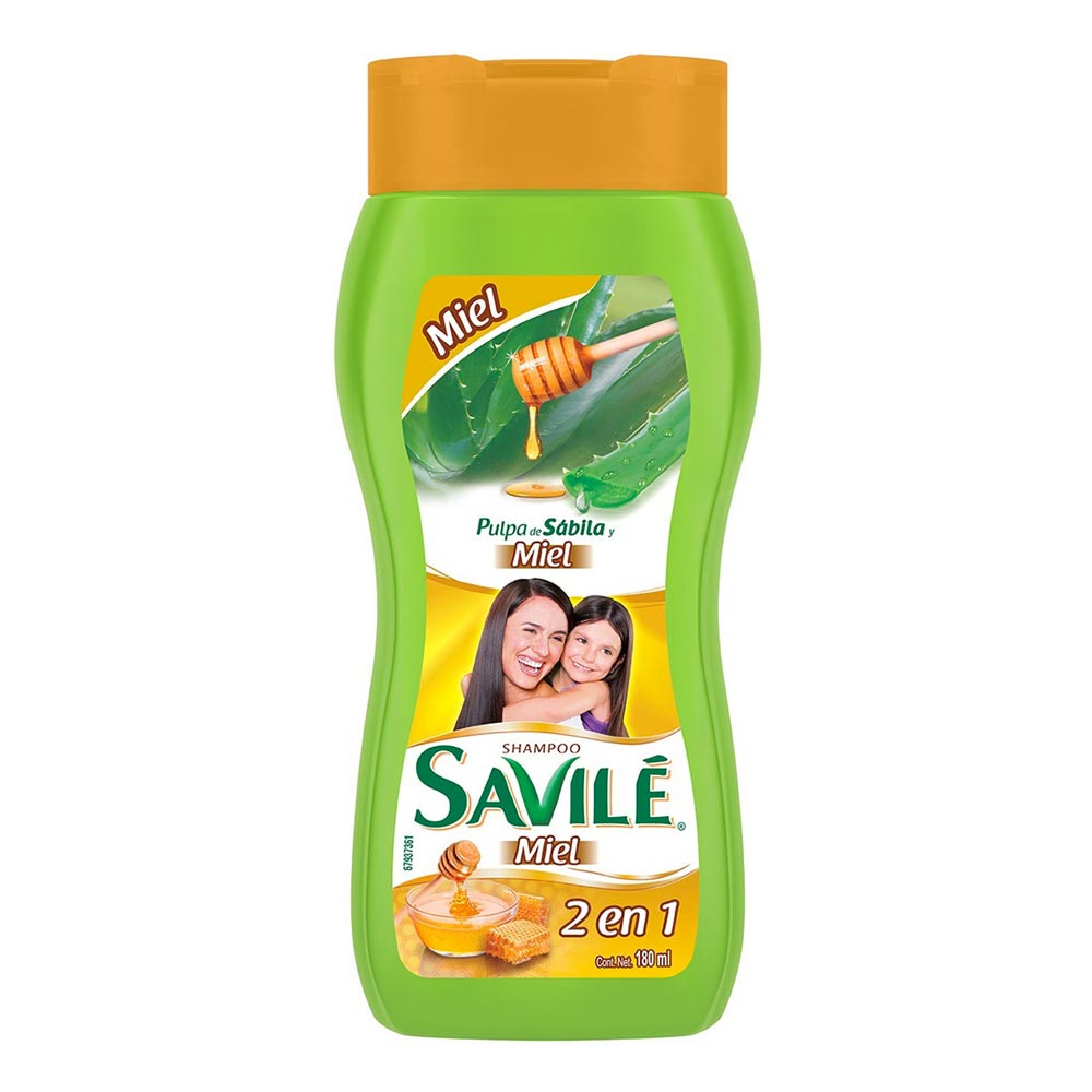 Shampoo Savilé Control Caída 2 En 1 180 Mililitros