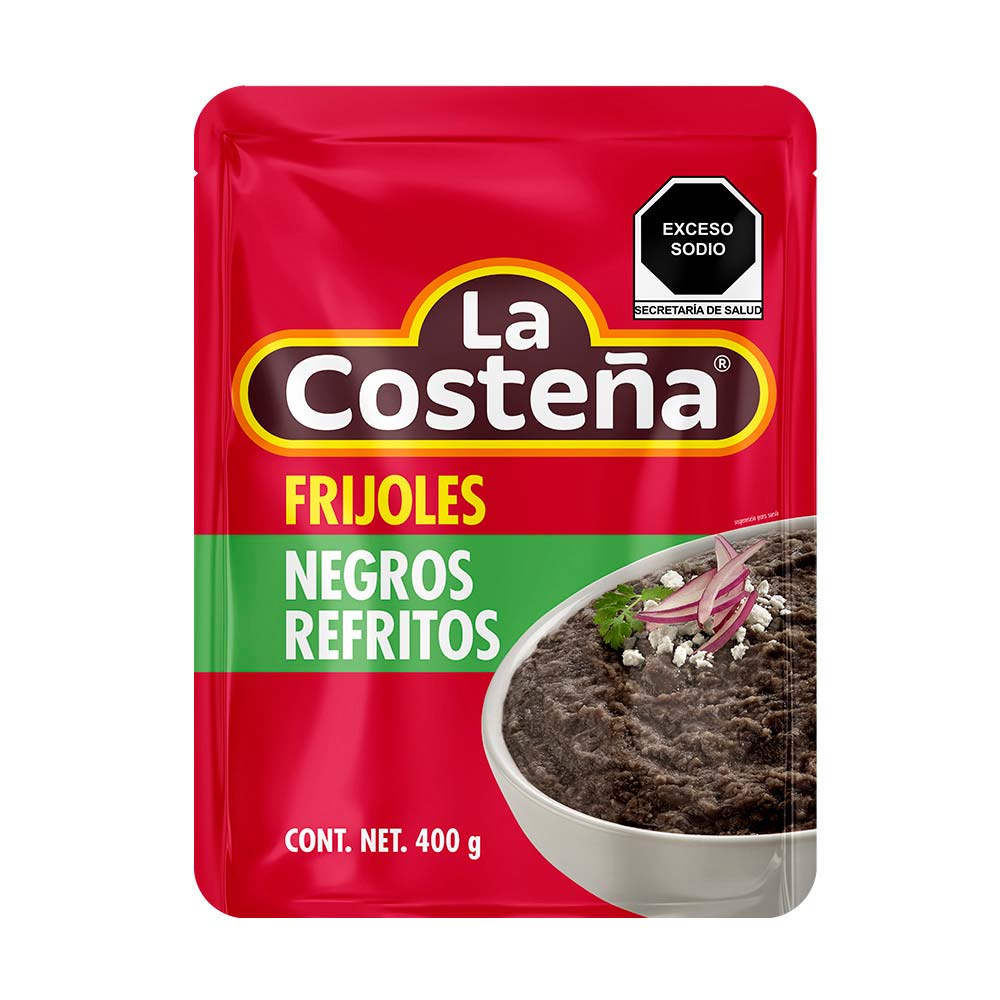 Frijoles Refritos Negros La Costeña 400 gr
