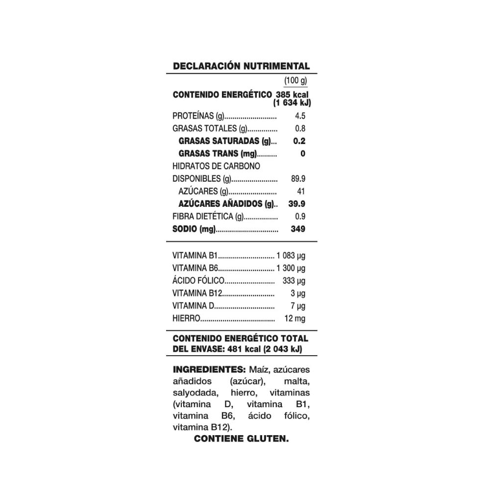 Cereal Zucaritas Kelloggs Econopack 125 Gramos