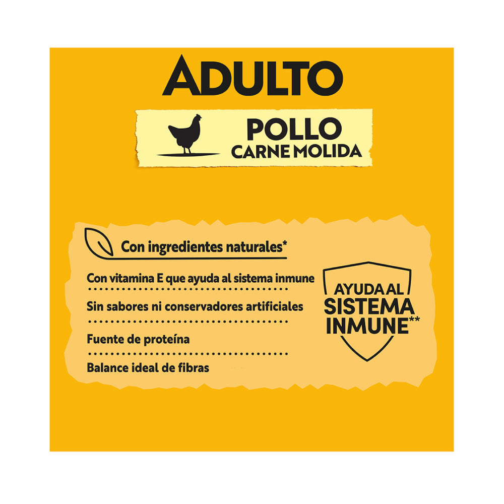 Alimento Húmedo Para Perro Pedigree Pollo Lata 625 Gramos