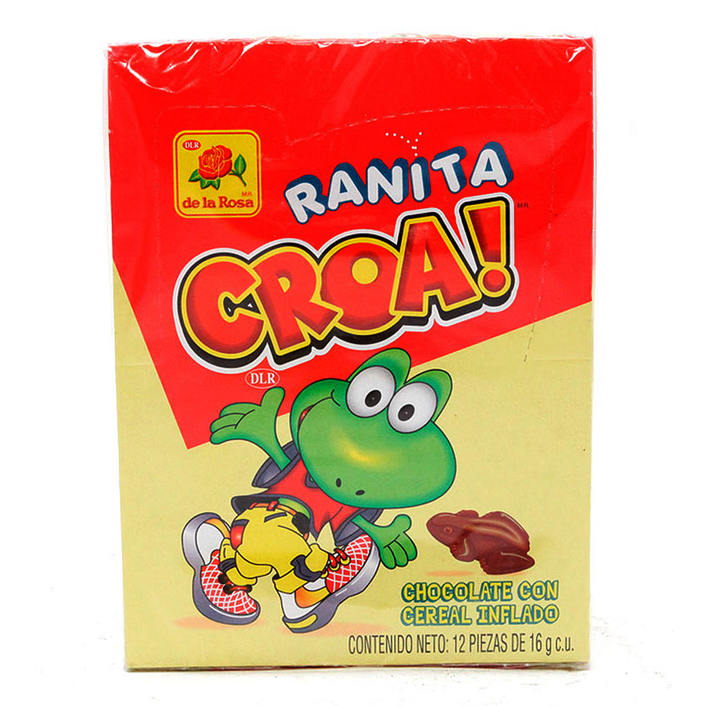 Chocolate Ranita Croa Paquete Con 12 Piezas De 16 Gramos