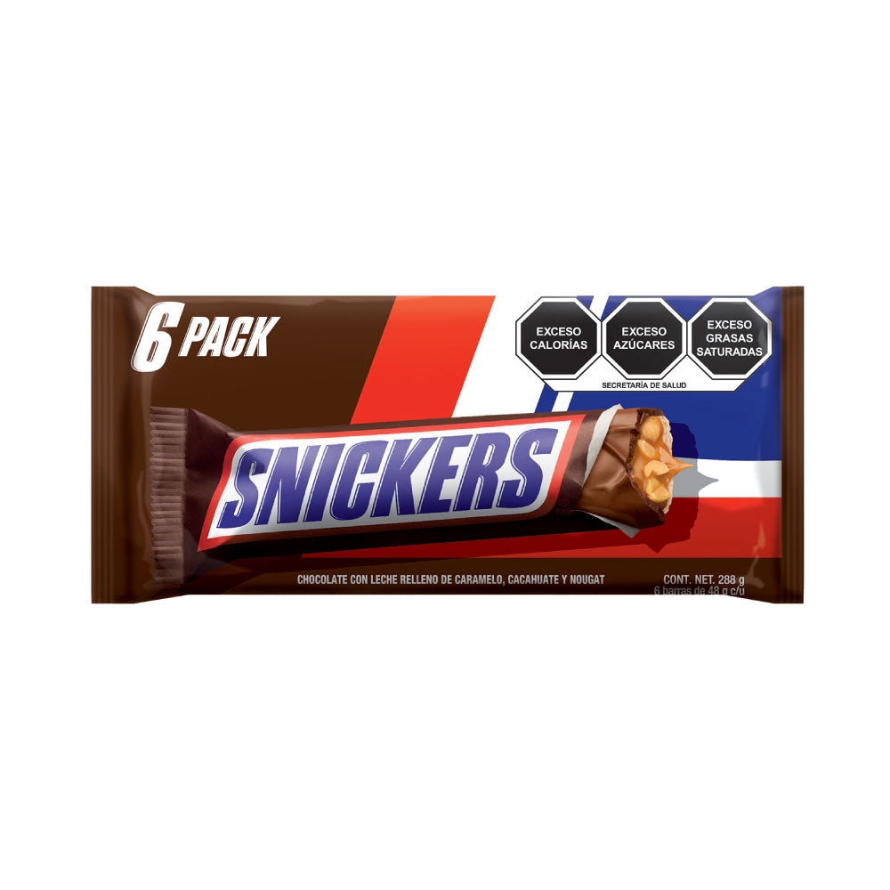 Chocolate Snickers Display con 6 Piezas