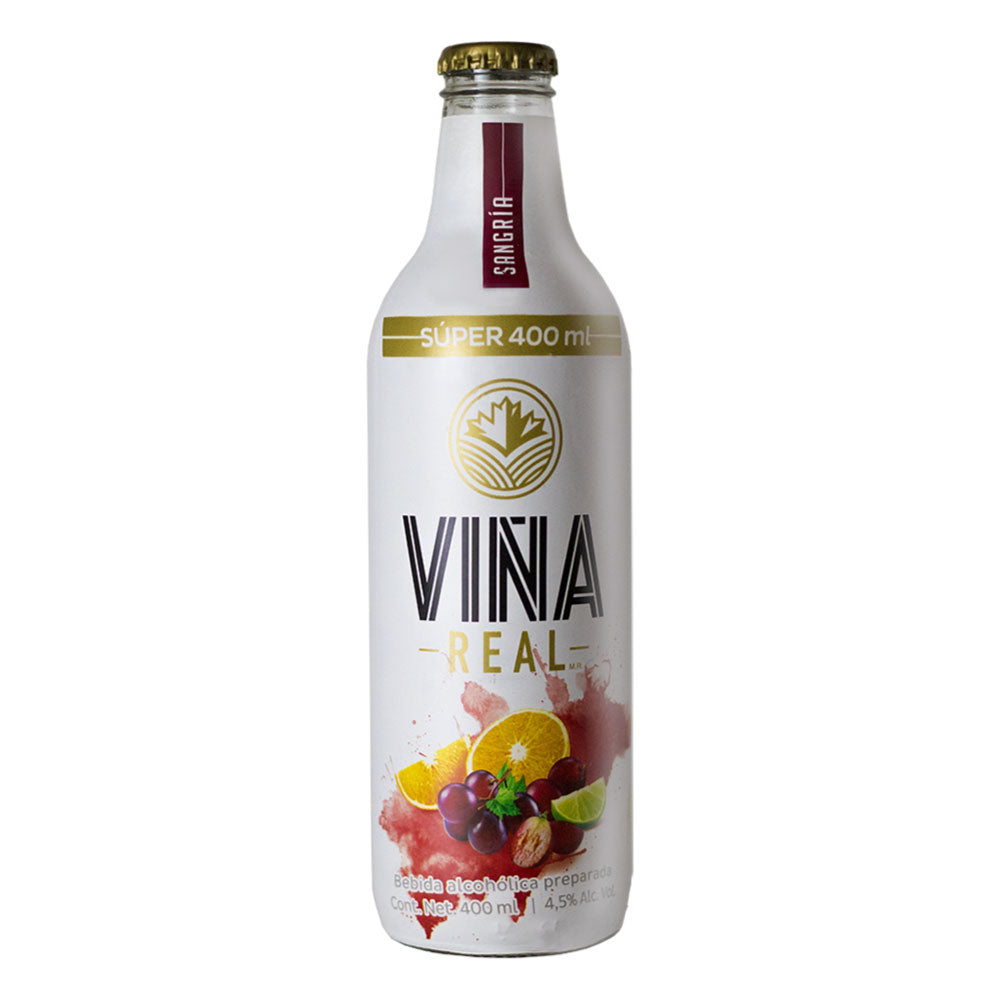 Bebida Alcoholica Vina Real Sangria Botella 400 Mililitros