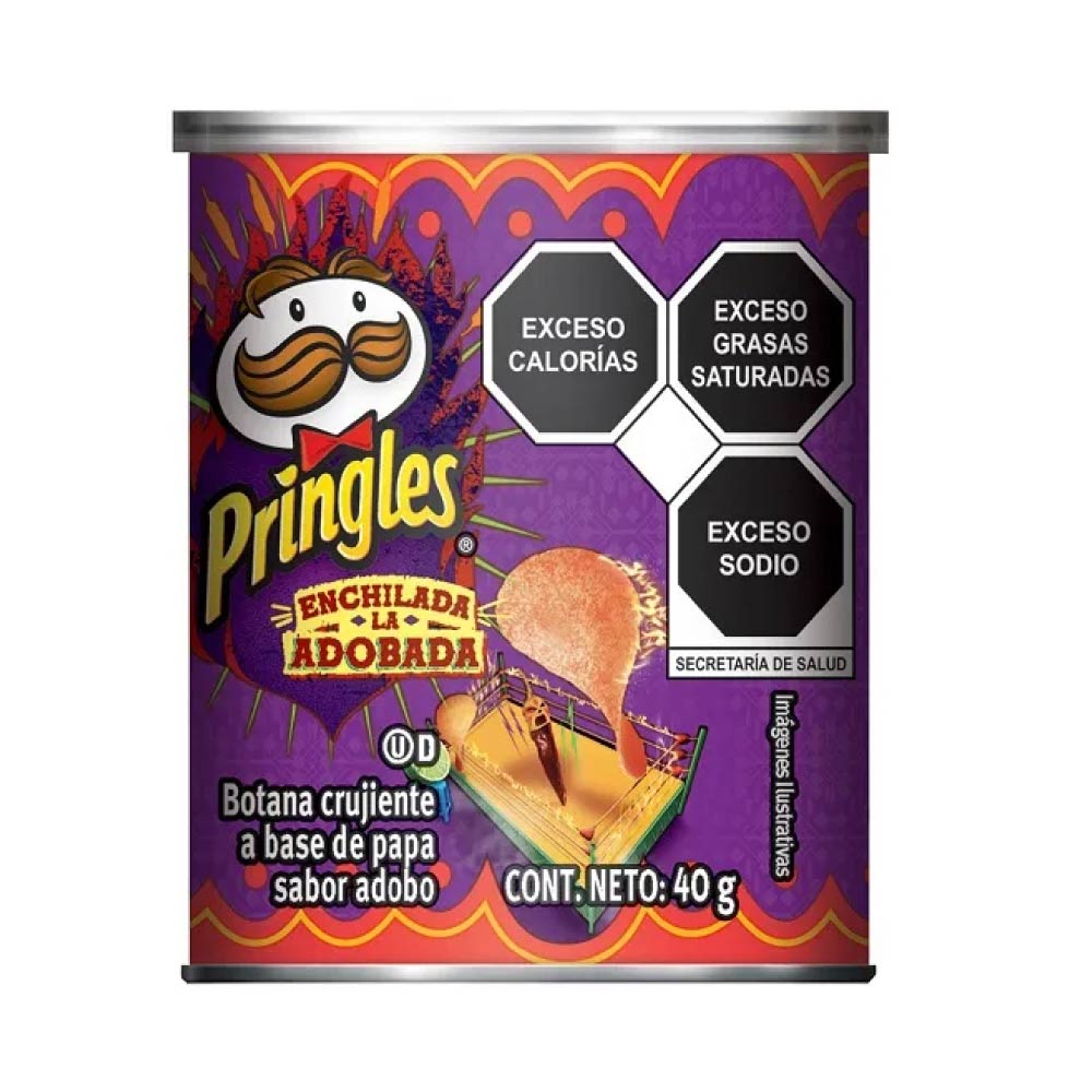 Pringles Papas Fritas Chile Limon 40 gr