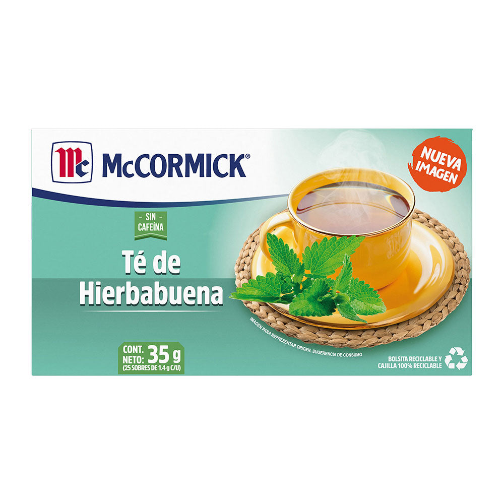 Te de Hierbabuena McCormick con 25 sobres