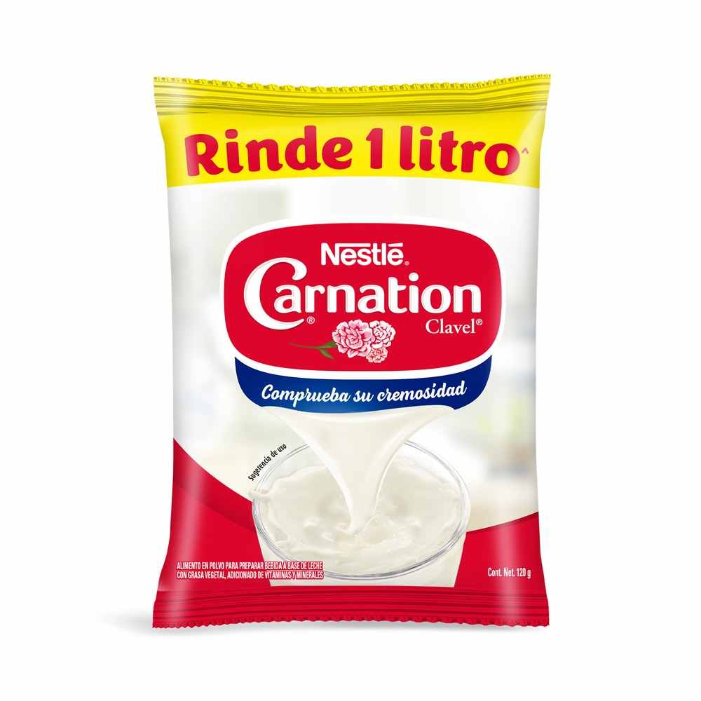 Producto Lácteo Carnation en Polvo Bolsa 120 Gramos