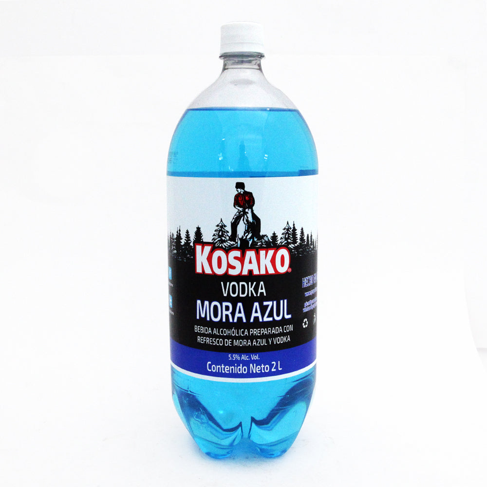 Bebida Alcoholica Kosako Mora Azul Botella 2 Litros
