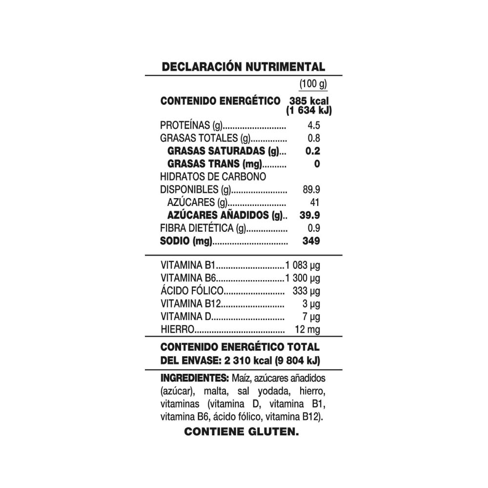 Cereal Zucaritas Kelloggs 600 Gramos