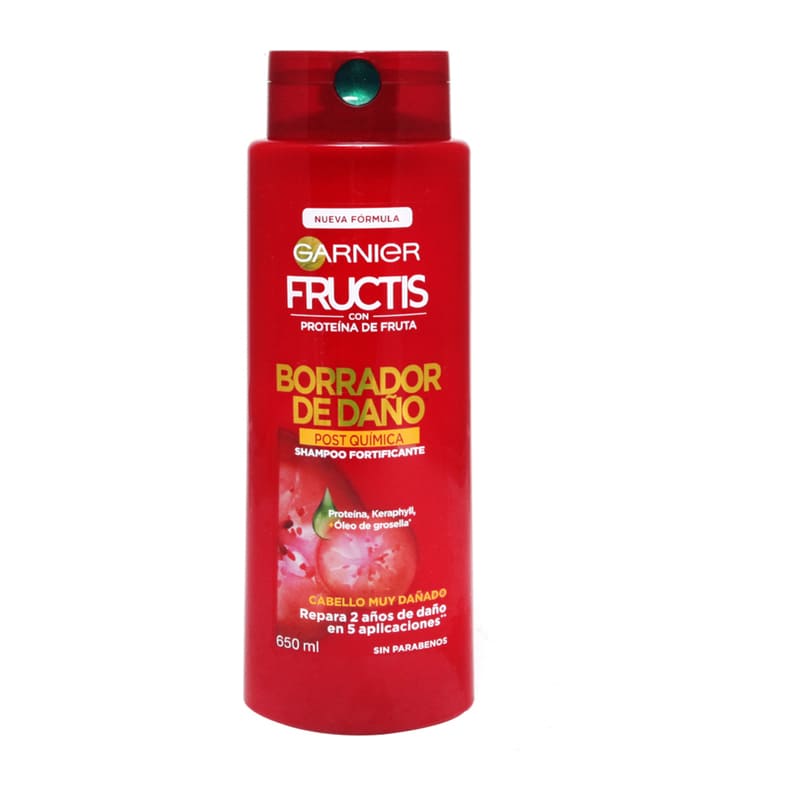 Fructis Sh Borrador Daño Post Quimica 650 Ml
