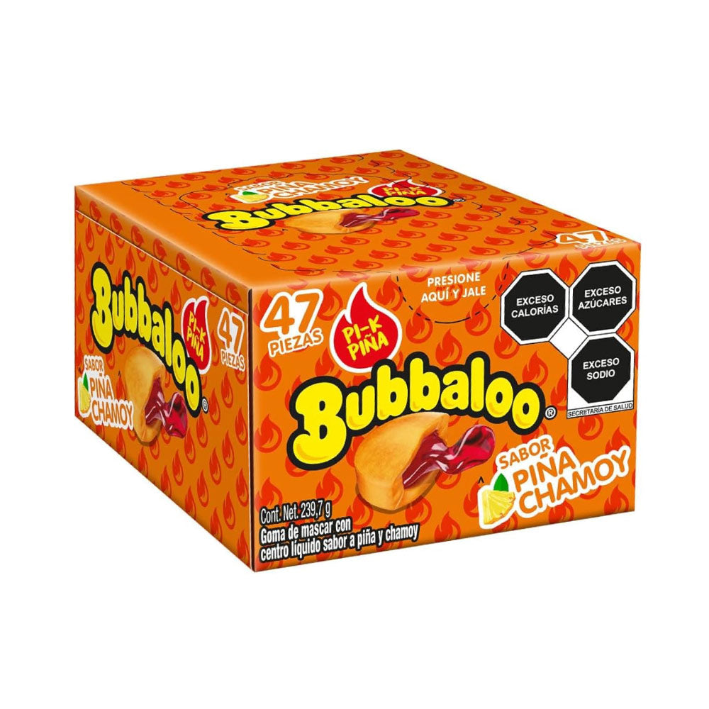 Bubbaloo Chicle Rell Pika Piña con 47pz