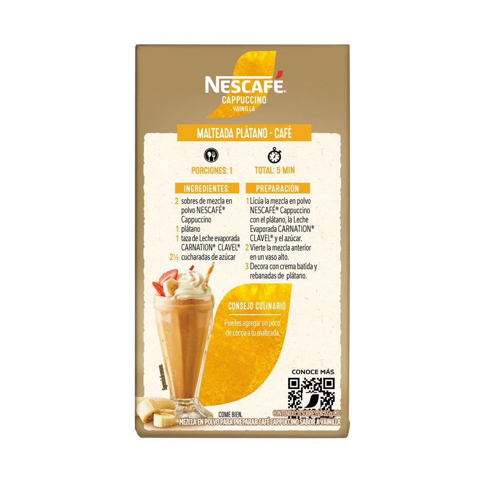 Nescafe Cappuccino Vainilla 132 gr