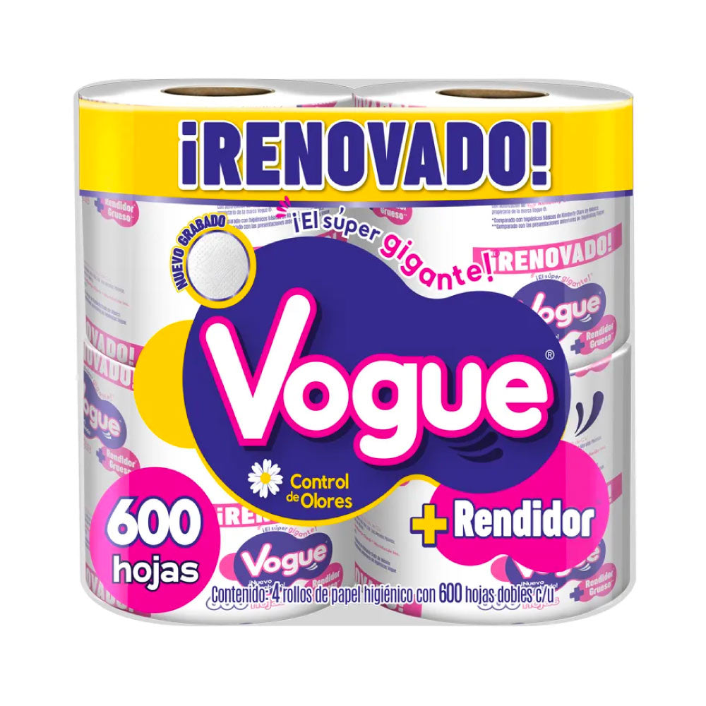 Higiénico Vogue 600 Hojas