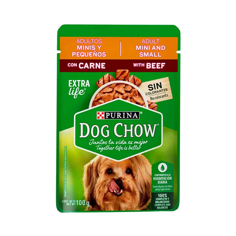 Purina Dog Chow Sabrosobres Adultos Minis Carne 100 Gr