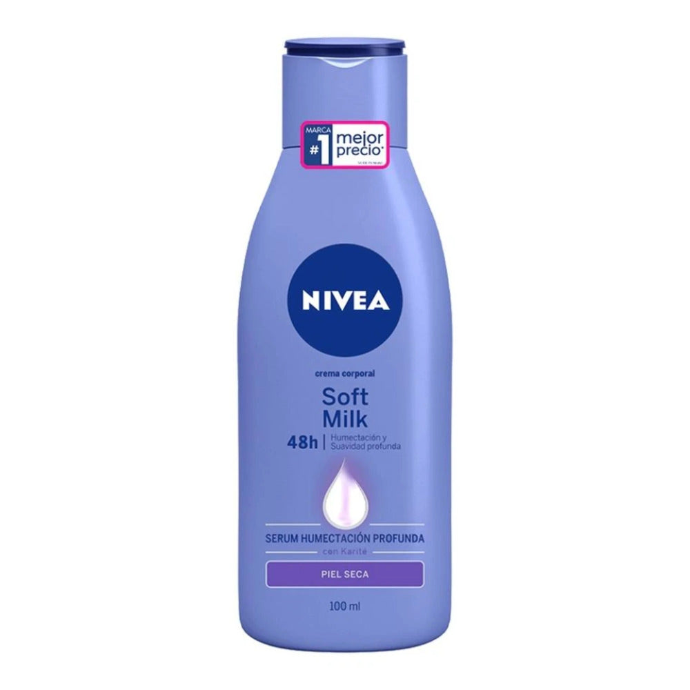 Nivea Crema Liq. Soft Milk Seca 100 ml