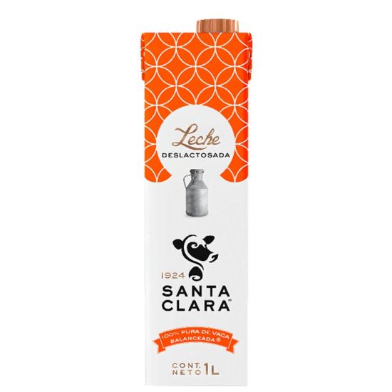 Santa Clara Leche Deslactosada 1 Lt