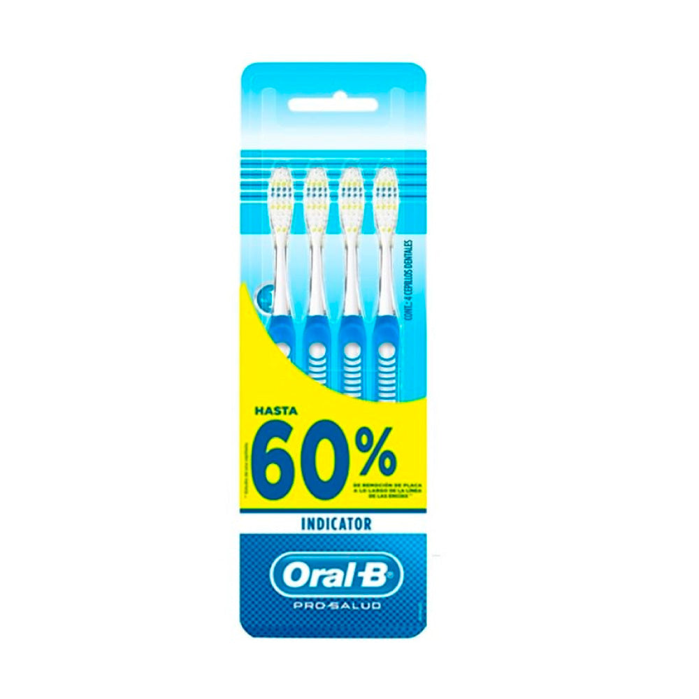 Cepillo Oral B Indicator Tira 4 pz