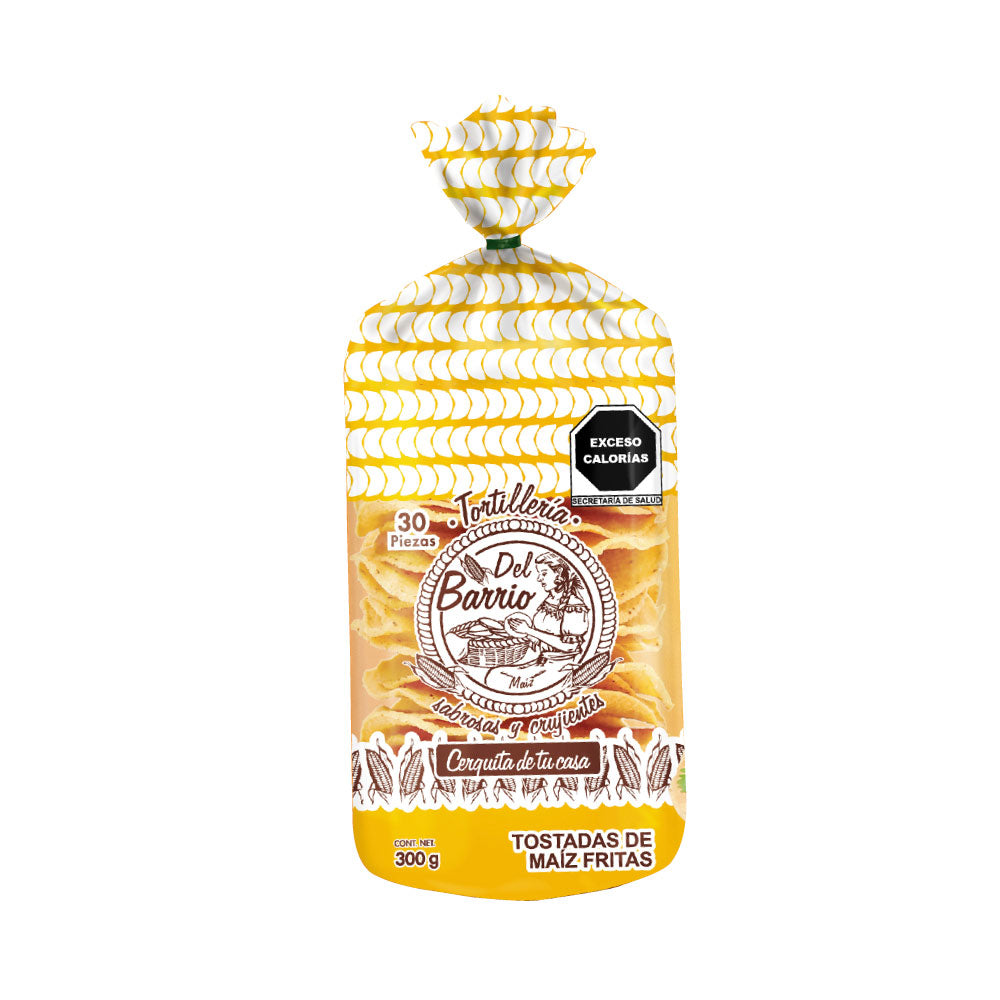 Del Barrio Tostada De Maiz 300 Gr