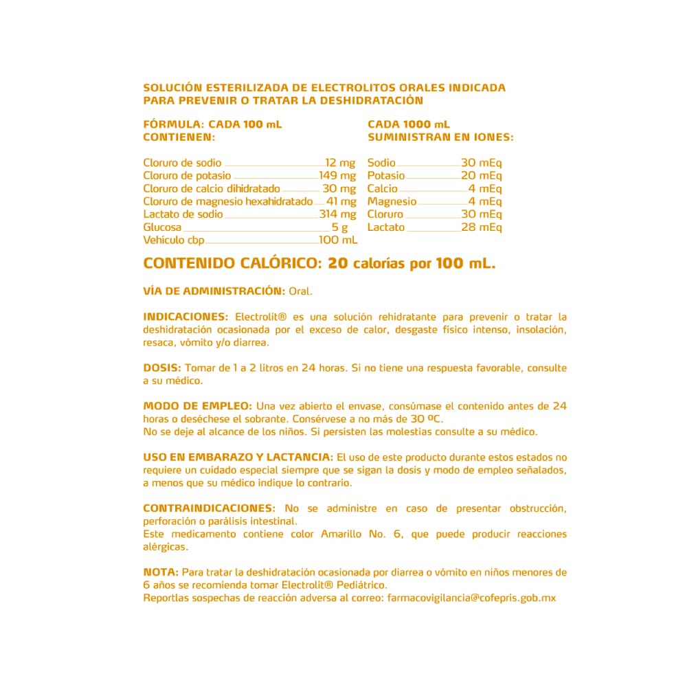 Electrolit Suero Manzana 1000 ml