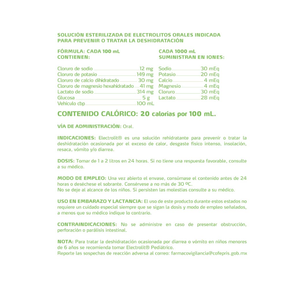 Electrolit Suero Coco 1000 ml