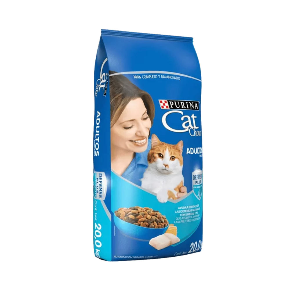 Purina Cat Chow Adultos Pescado Bulto 20 Kg