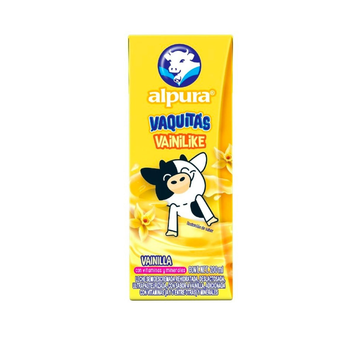 Leche Saborizada Alpura Sabor Vainilla 200 Ml