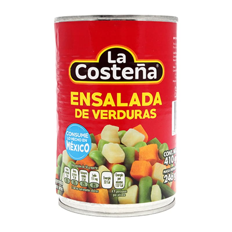 Ensalada de Verduras La Costeña 410 gr