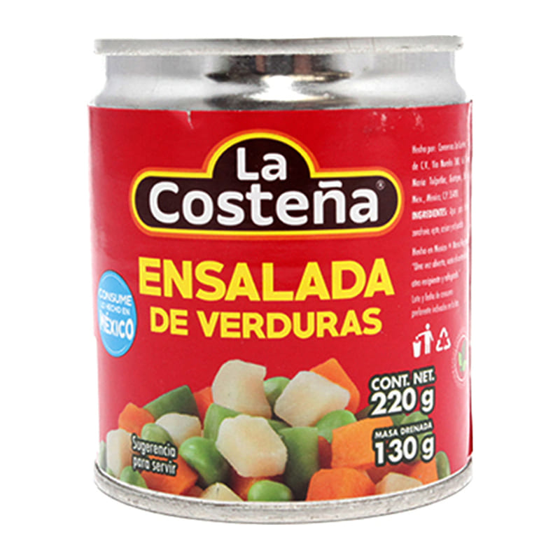 Ensalada De Verduras La Costeña 220 gr
