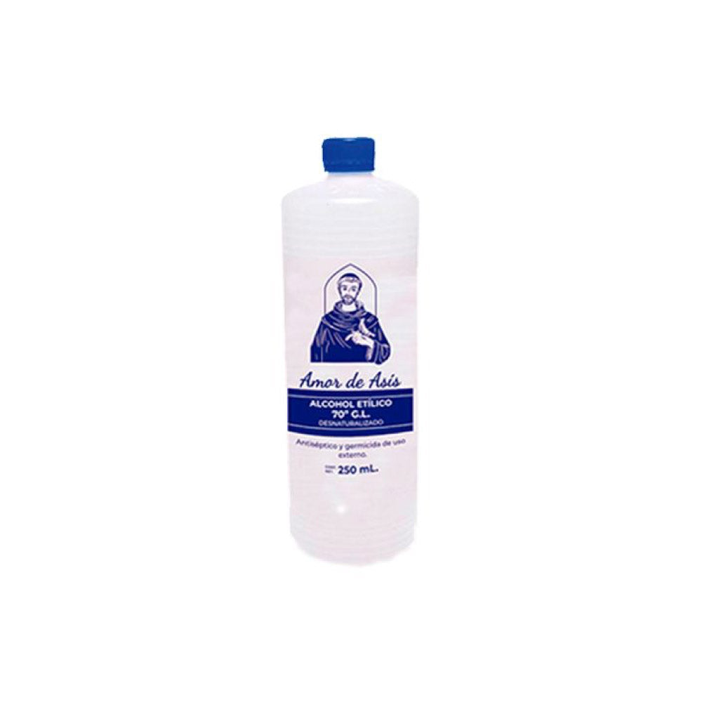 Alcohol Amor De Asis 70 De 250 ml