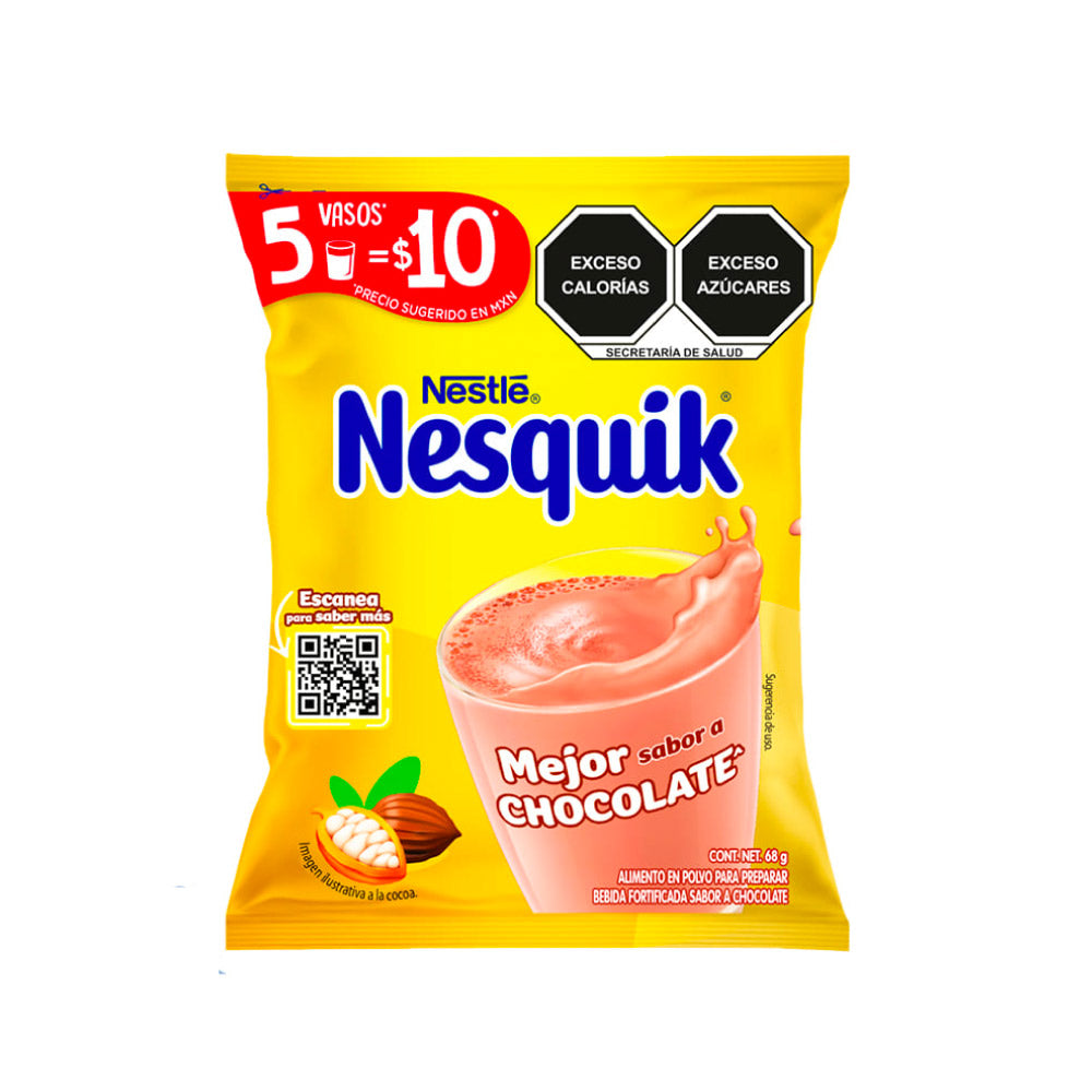 Chocolate Nesquik Polvo Sobre 68 gr