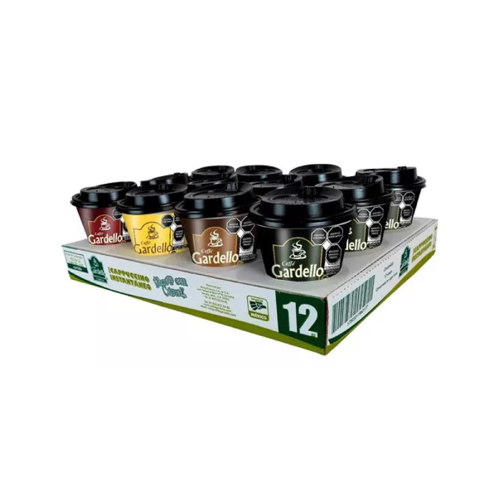 Gadello Capuccino Surtido 12 Oz 45 gr