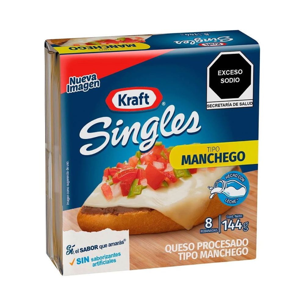Singles Queso Manchego 8 Rebanadas 144 gr