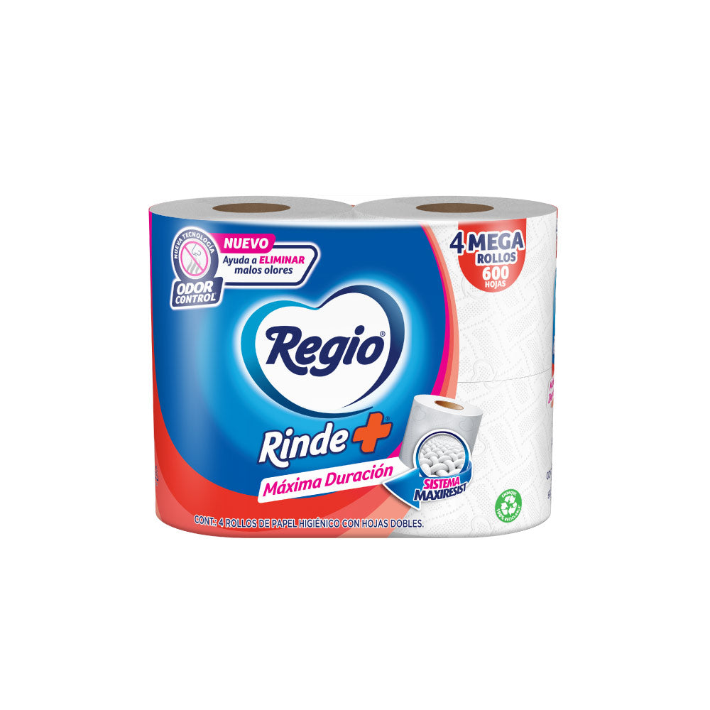 Regio Rinde Mas 600 Hoja Doble 4 pz