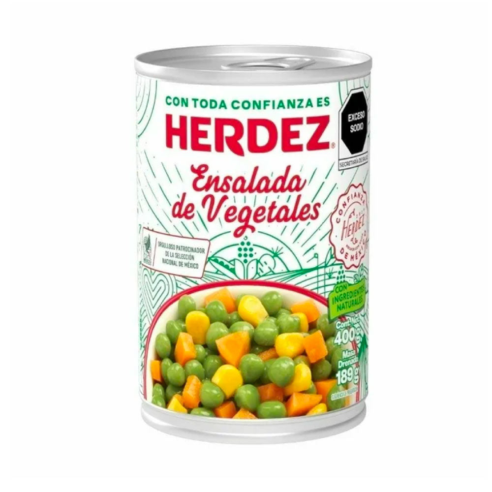 Herdez Ensalada De Vegetales 400 gr