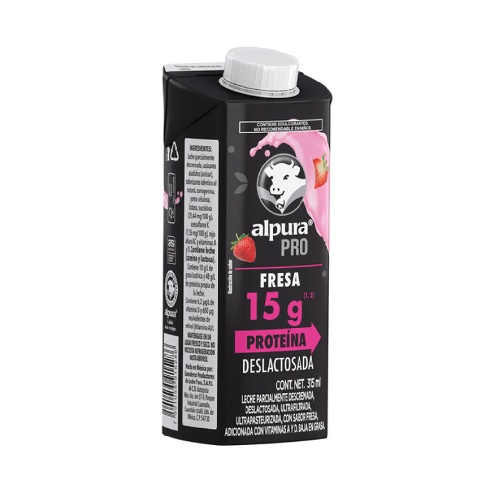 Alpura Extra Proteina Fresa 315 Ml