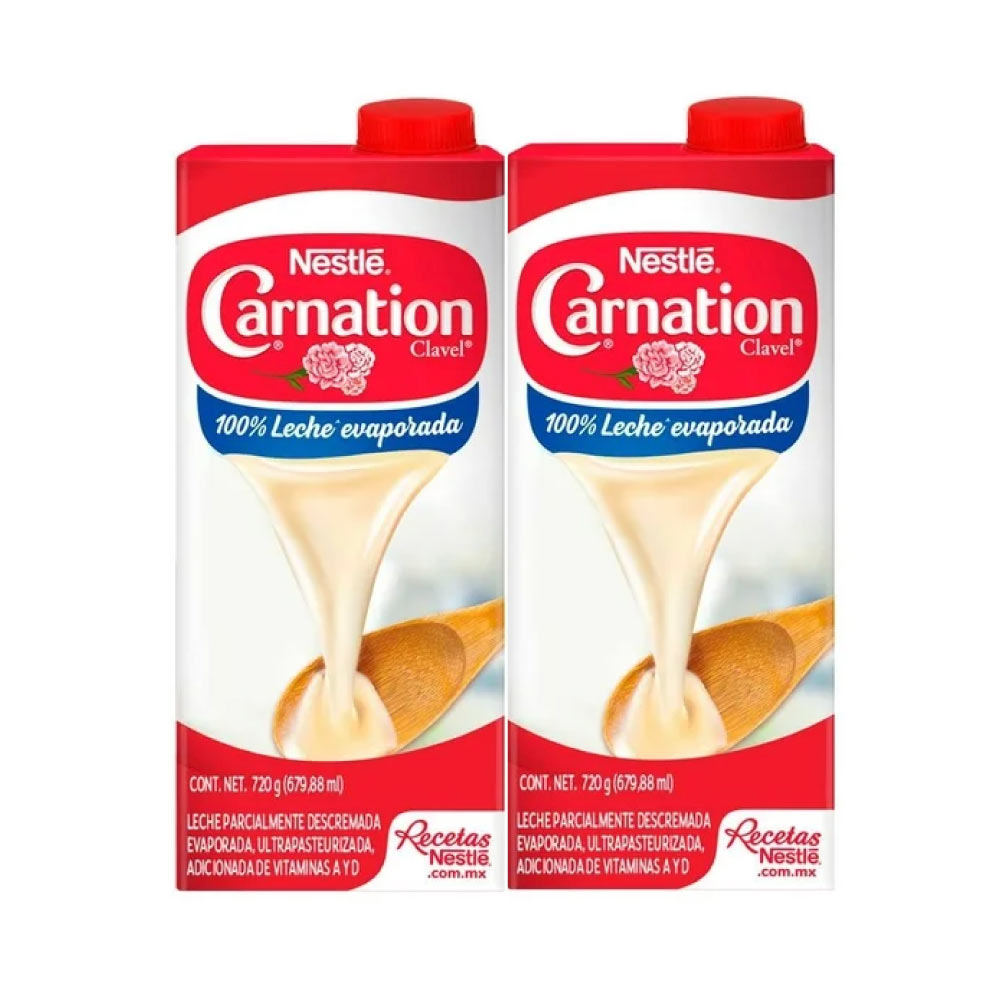 Carnation Leche Evaporada (2X720Gr) Mx