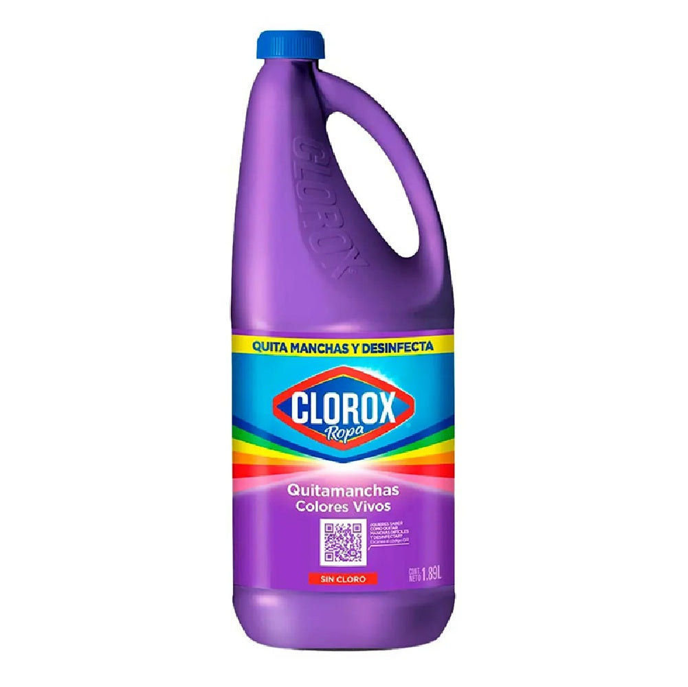 Quitamanchas Clorox Ropa Colores Vivos1890 ml