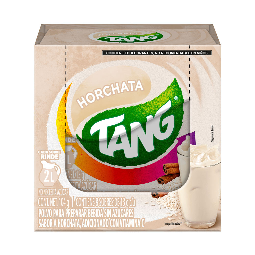 Polvo para preparar bebida Tang Sabor Hotchata Reducido Azucar 8 sobres