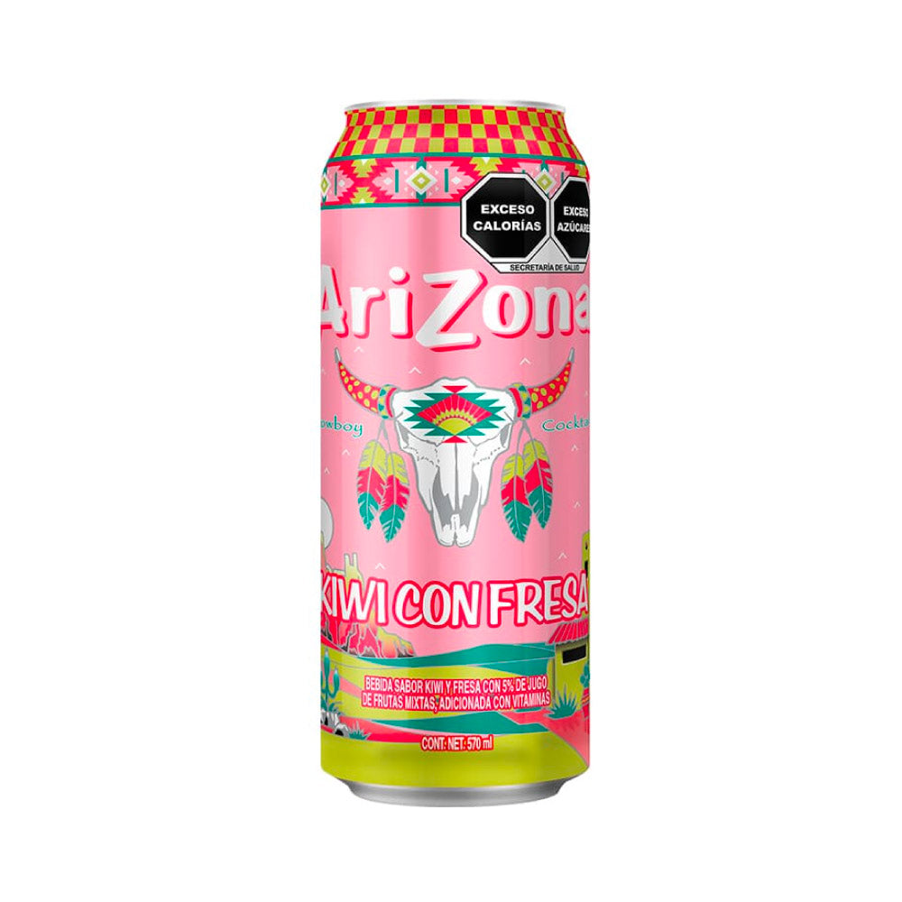 Arizona bebida sabor Kiwi Fresa Lata 570 ml