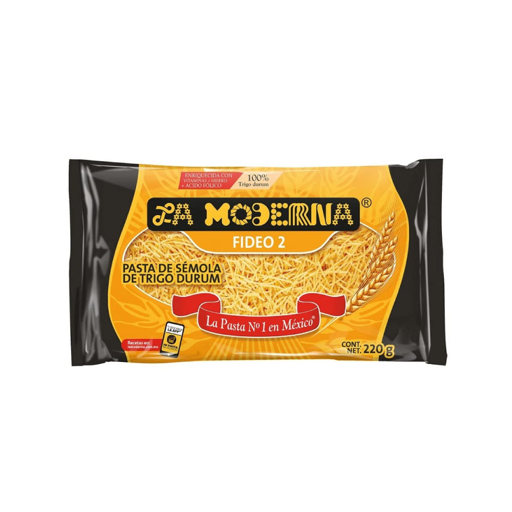 Pasta para Sopa la Moderna Fideo no. 2 220gr