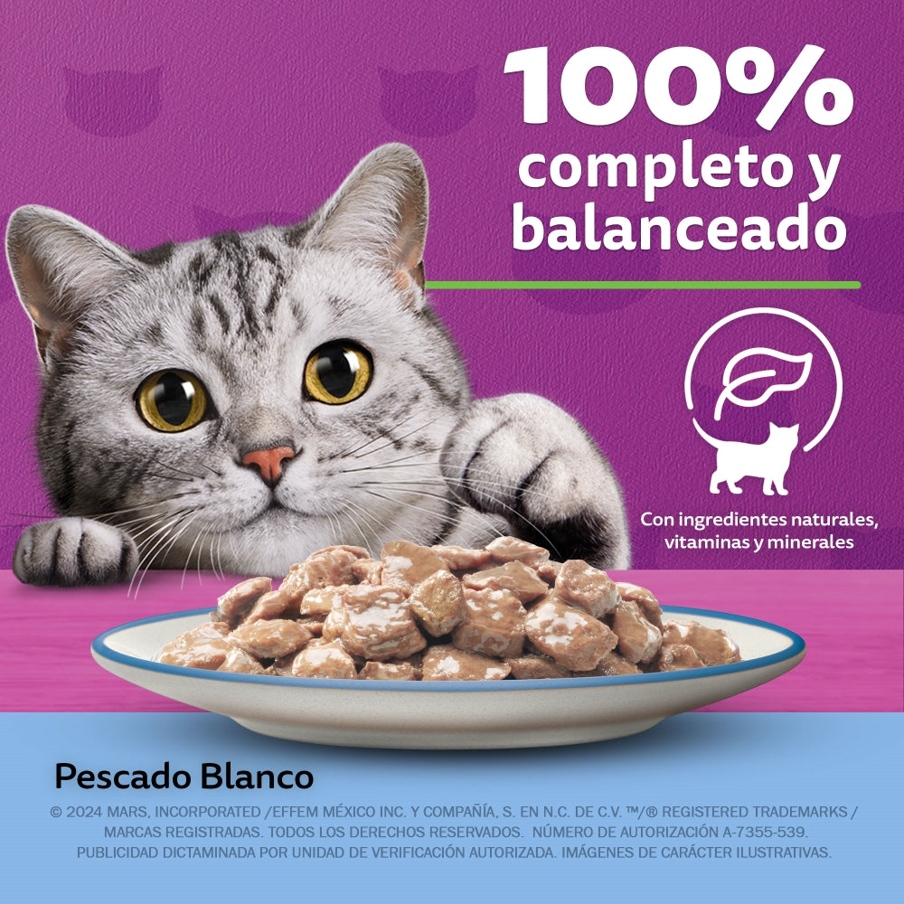Whiskas Pouch Pescado sobre de 85 gr