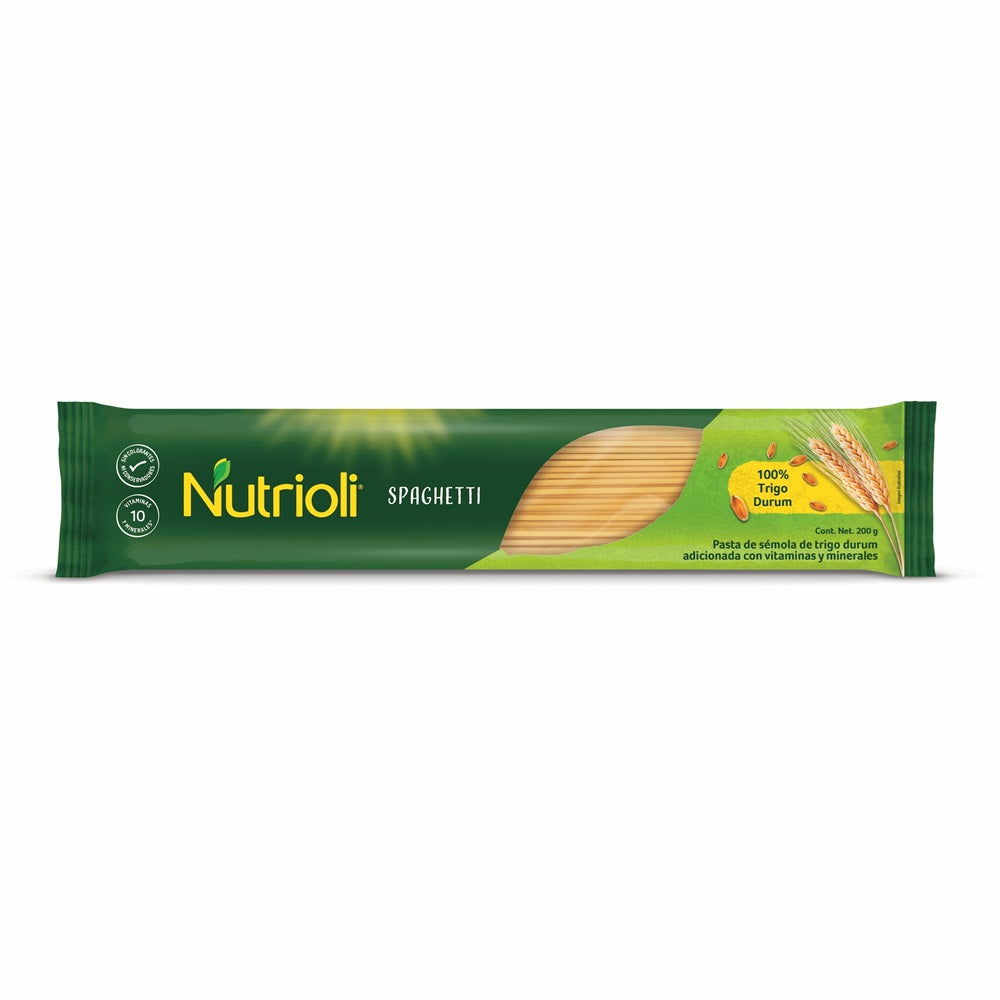 Pasta Nutrioli Spaguetti Escencial 200gr