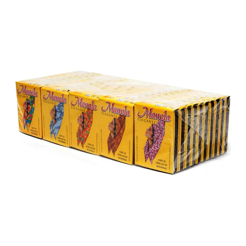 Cerillos Manola Paquete con 50 cajetillas de 50 cerillos