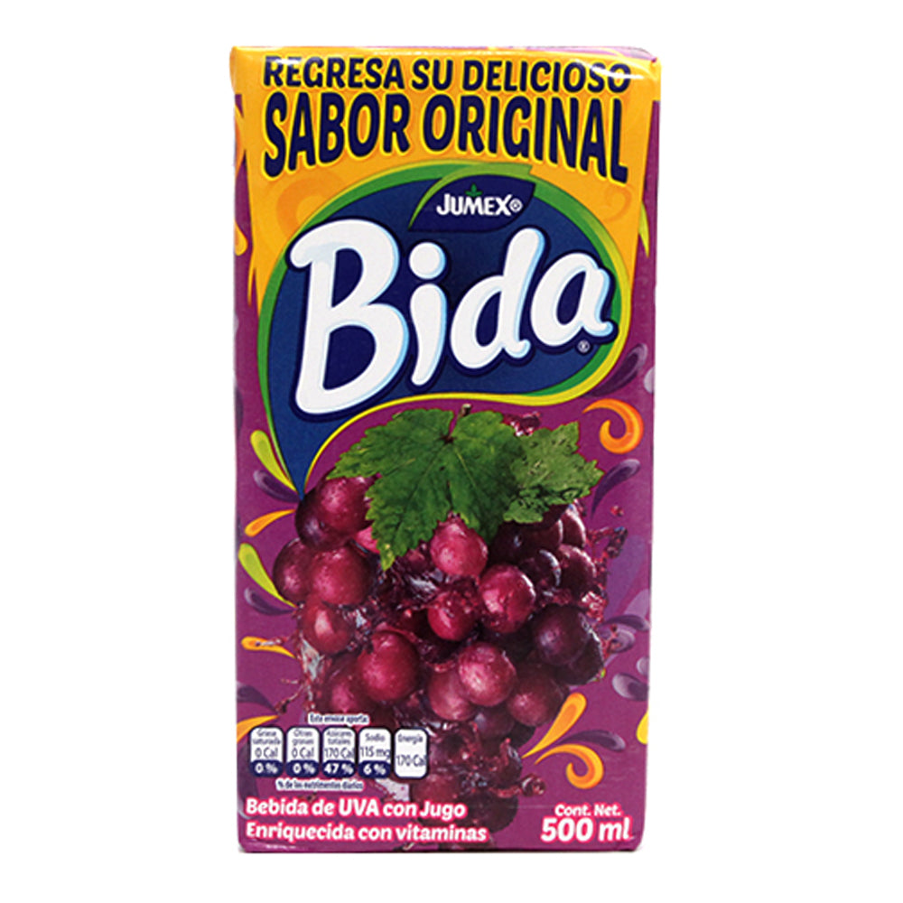 Bebida Refrescante Jumex Bida de Uva 500 Mililitros